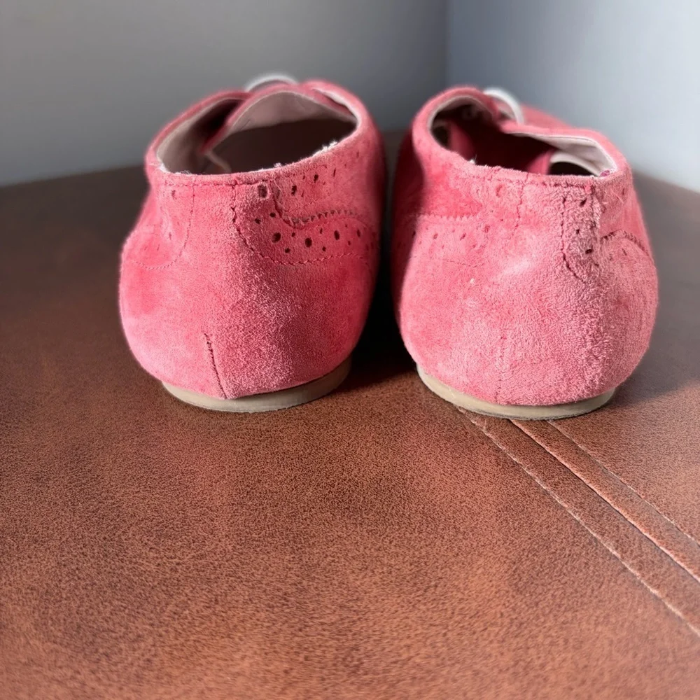 Mini Boden Coral Red Girls Flats